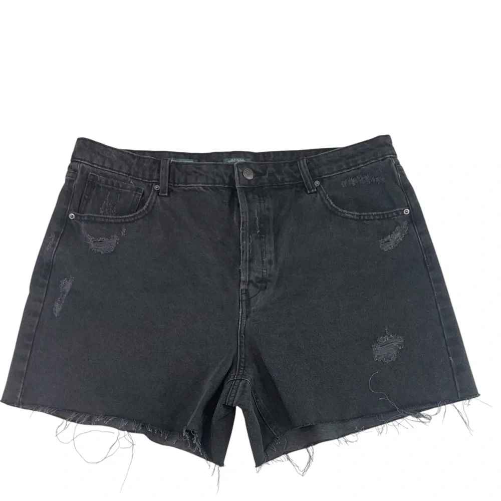 WILD FABLE Super High Rise Cut Off Denim Shorts